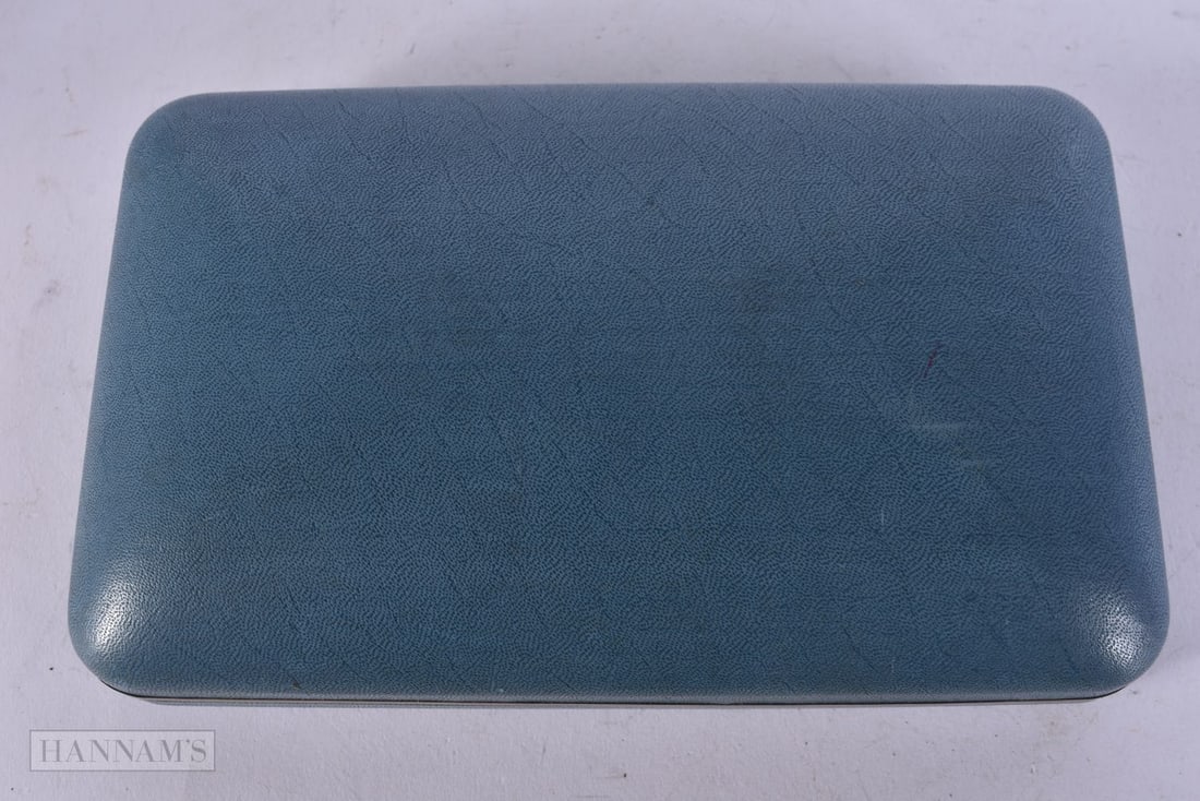 A TRIFARI JEWELLERY BOX. 18cm x 12 cm.: A TRIFARI JEWELLERY BOX. 18cm x 12 cm.