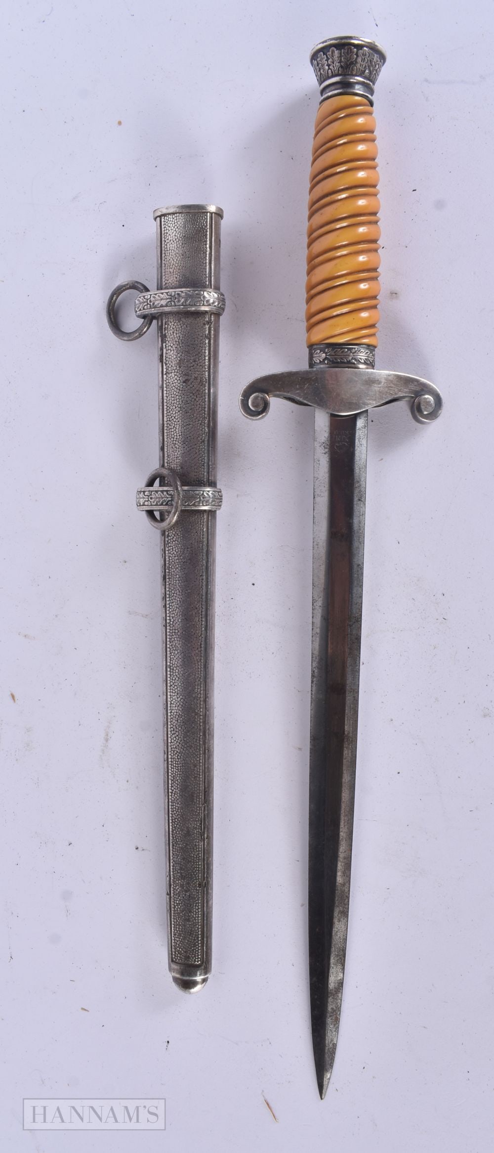 WW2 Era German Army Dress Dagger Maker Marked Puma Solingen. 38 cm long.  WE ARE UNABLE TO SHIP THIS (1 of 6)