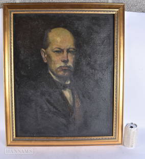 English School (Early 20th Century) Oil on canvas, Portrait. 68 cm x 60 cm.: English School (Early 20th Century) Oil on canvas, Portrait. 68 cm x 60 cm.