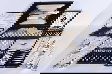 SILVER PLATED FLATWARE etc. (qty): SILVER PLATED FLATWARE etc. (qty)