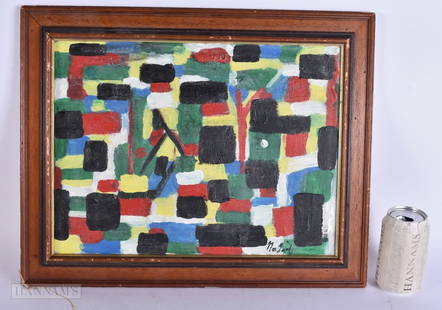 Attributed to Nejad Devrim (1923-1995) Turkish, Oil on canvas. 48 cm x 38 cm.: Attributed to Nejad Devrim (1923-1995) Turkish, Oil on canvas. 48 cm x 38 cm.
