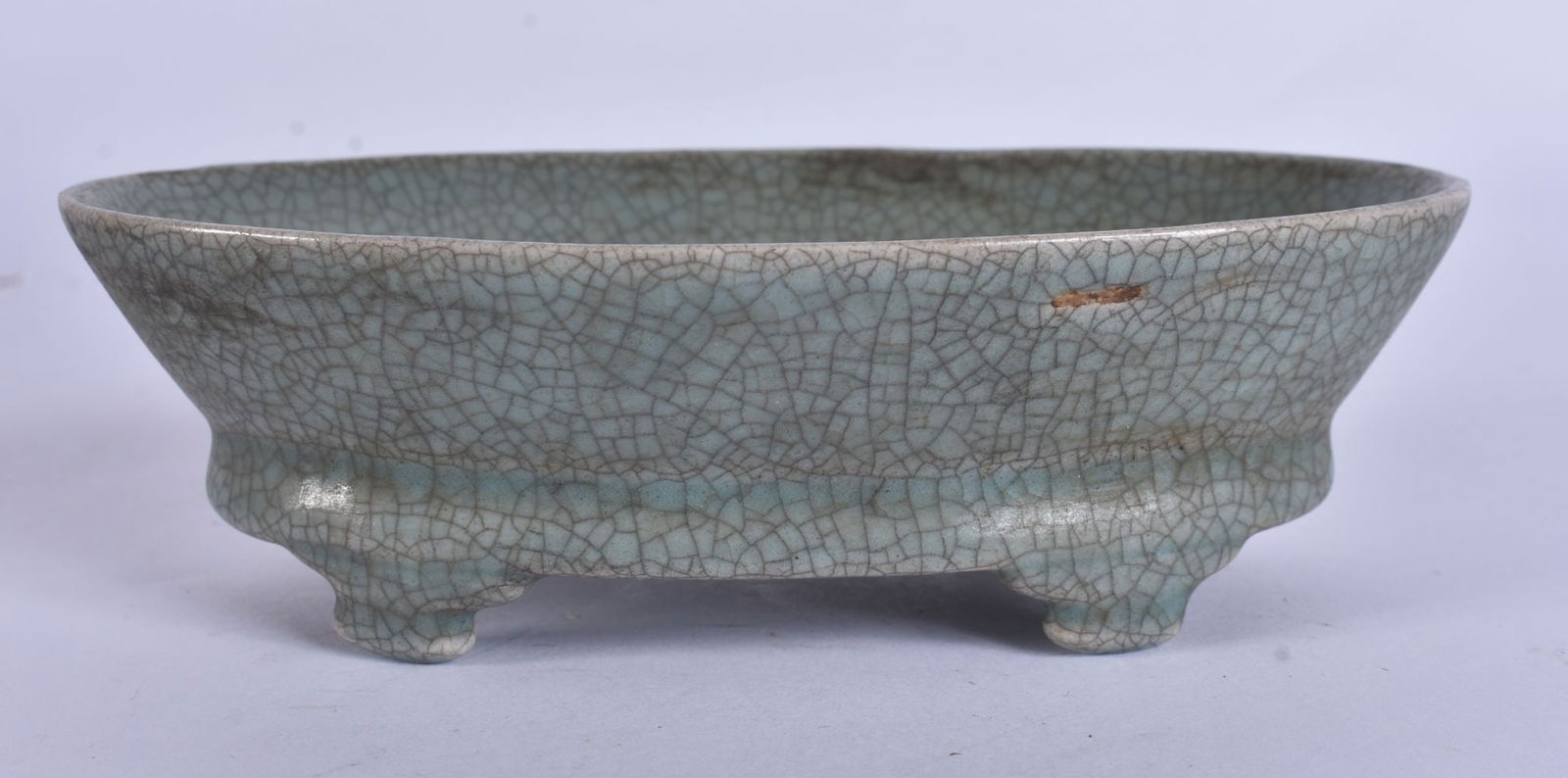 A CHINESE MONOCHROME BRUSH WASHER. 14 cm wide.: A CHINESE MONOCHROME BRUSH WASHER. 14 cm wide.