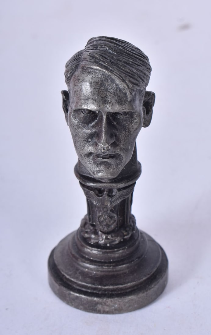 A Bronze German Desk Seal. 7.7cm x 3.5cm, weight 227.2g (1 of 4)