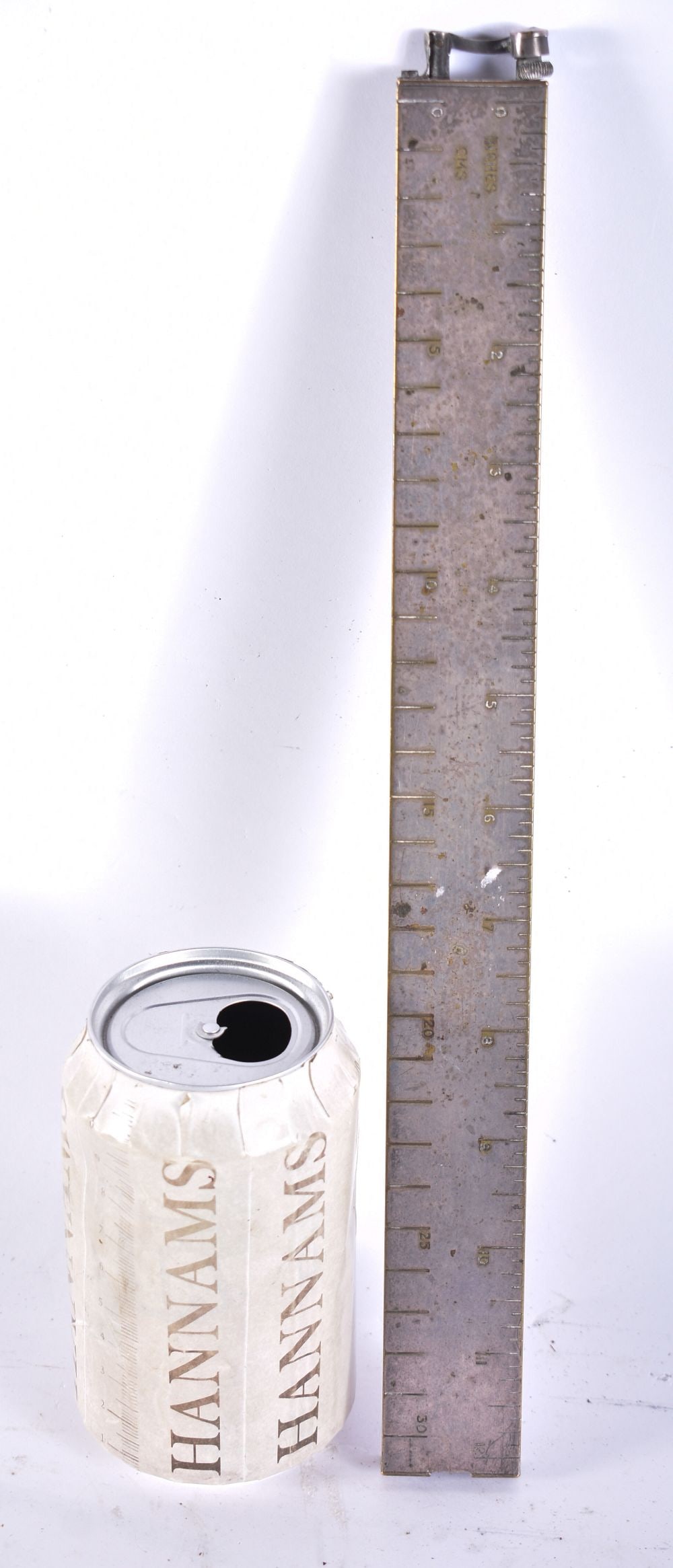 A RARE DUNHILL RULER LIGHTER. 31 cm long.: A RARE DUNHILL RULER LIGHTER. 31 cm long.