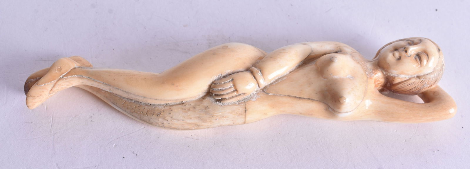 A Carved Model of a Doctor's Figure. 12.3cm x 3.1cm x 1.8cm, weight 47.2g (1 of 3)