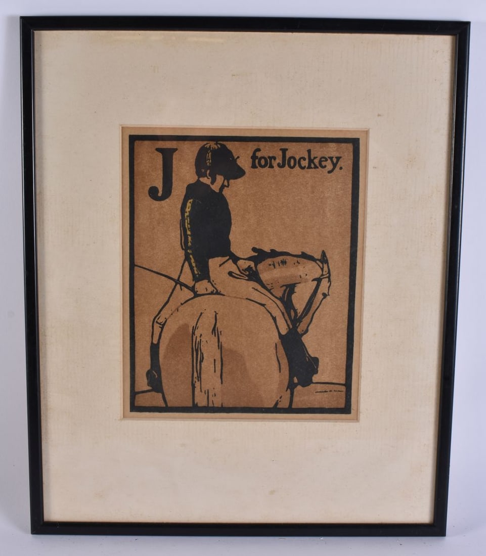 British School (Early 20th Century) Lithograph, Equestrian interest. 46 cm x 34 cm. (1 of 3)