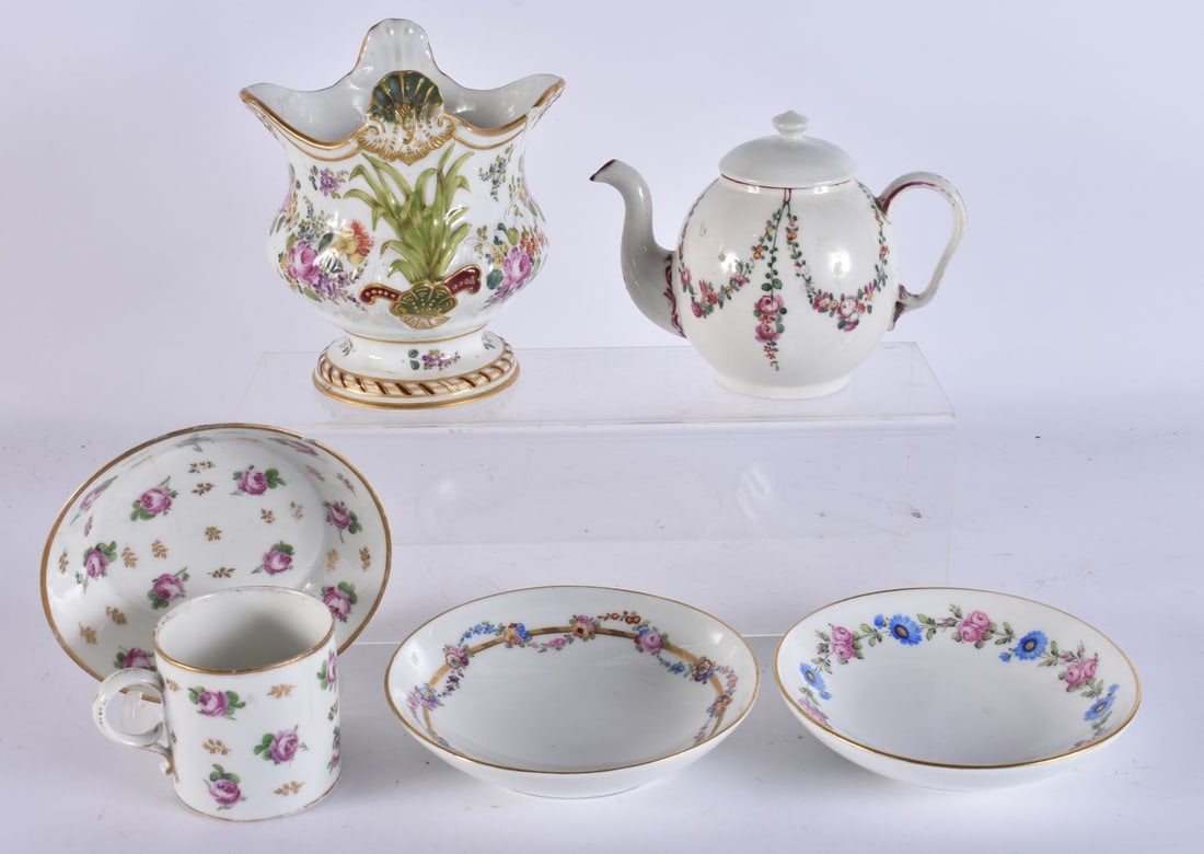 ASSORTED 18TH/19TH CENTURY MEISSEN & OTHER CONTINENTAL PORCELAIN. (qty) (1 of 9)