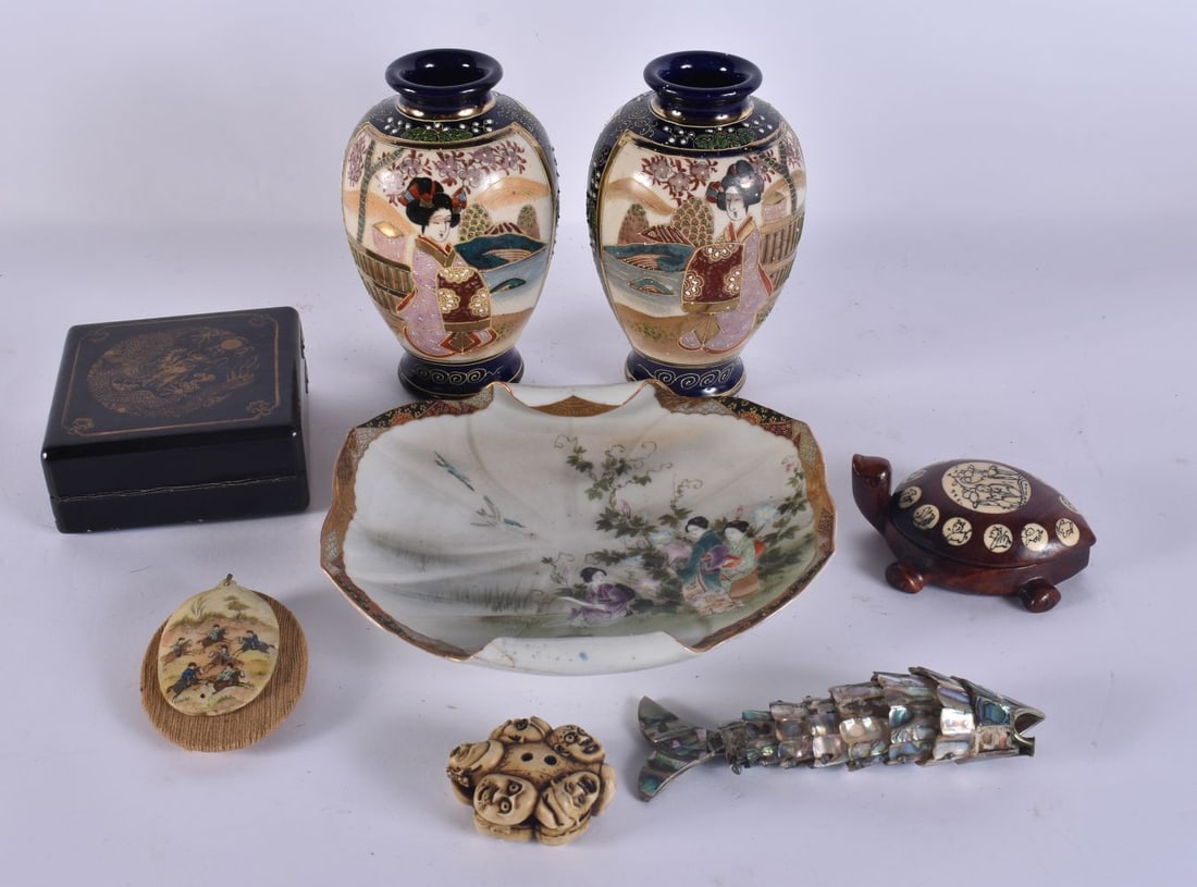 ASSORTED CHINESE AND JAPANESE COLLECTABLES. (qty) (1 of 10)