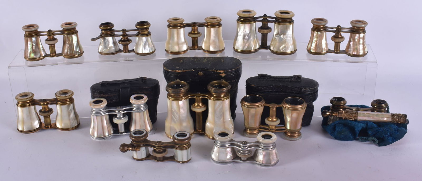 ASSORTED MOTHER OF PEARL OPERA GLASSES. (qty) (1 of 1)