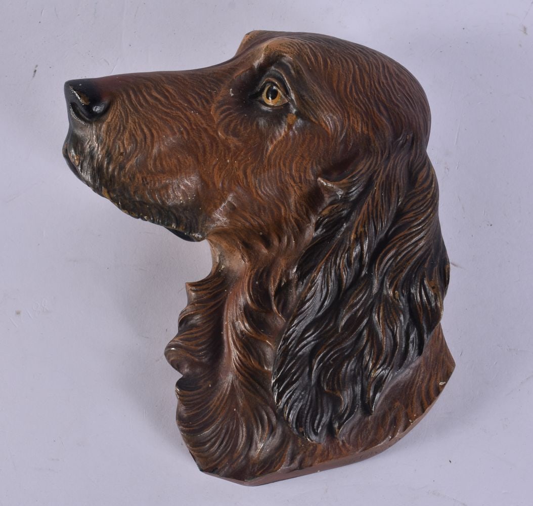 AN ANTIQUE AUSTRIAN COLD PAINTED BRONZE DOG. 21 cm x 15 cm. (1 of 5)