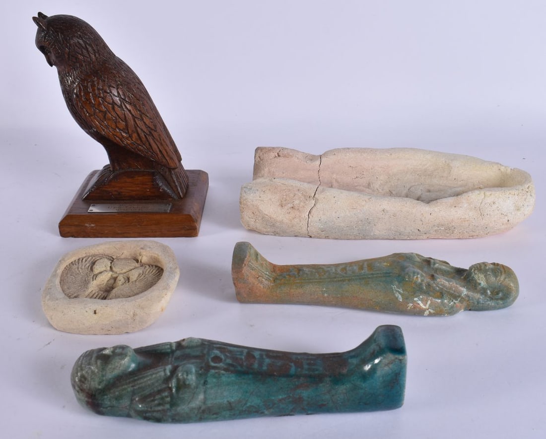ASSORTED COLLECTABLES including shabtis etc. (qty) (1 of 6)