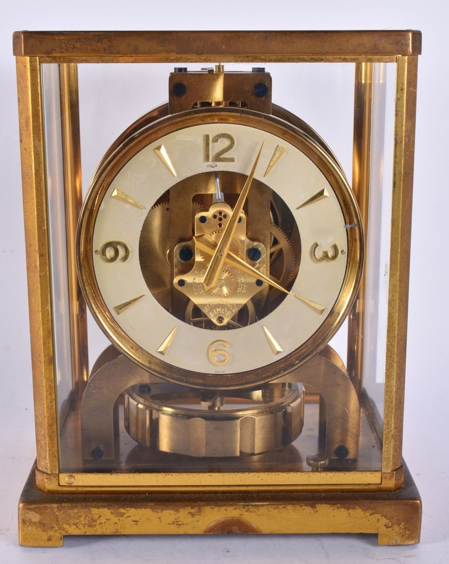 A JAEGER LE COULTRE ATMOS CLOCK No 89910. 24 cm x 15 cm. (1 of 7)