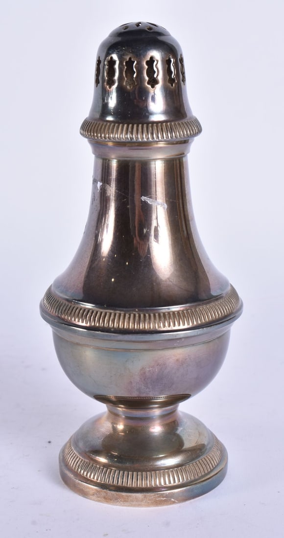 A CHRISTOFLE SILVER PLATED SUGAR SIFTER. 163.5 grams. 16 cm high. (1 of 4)