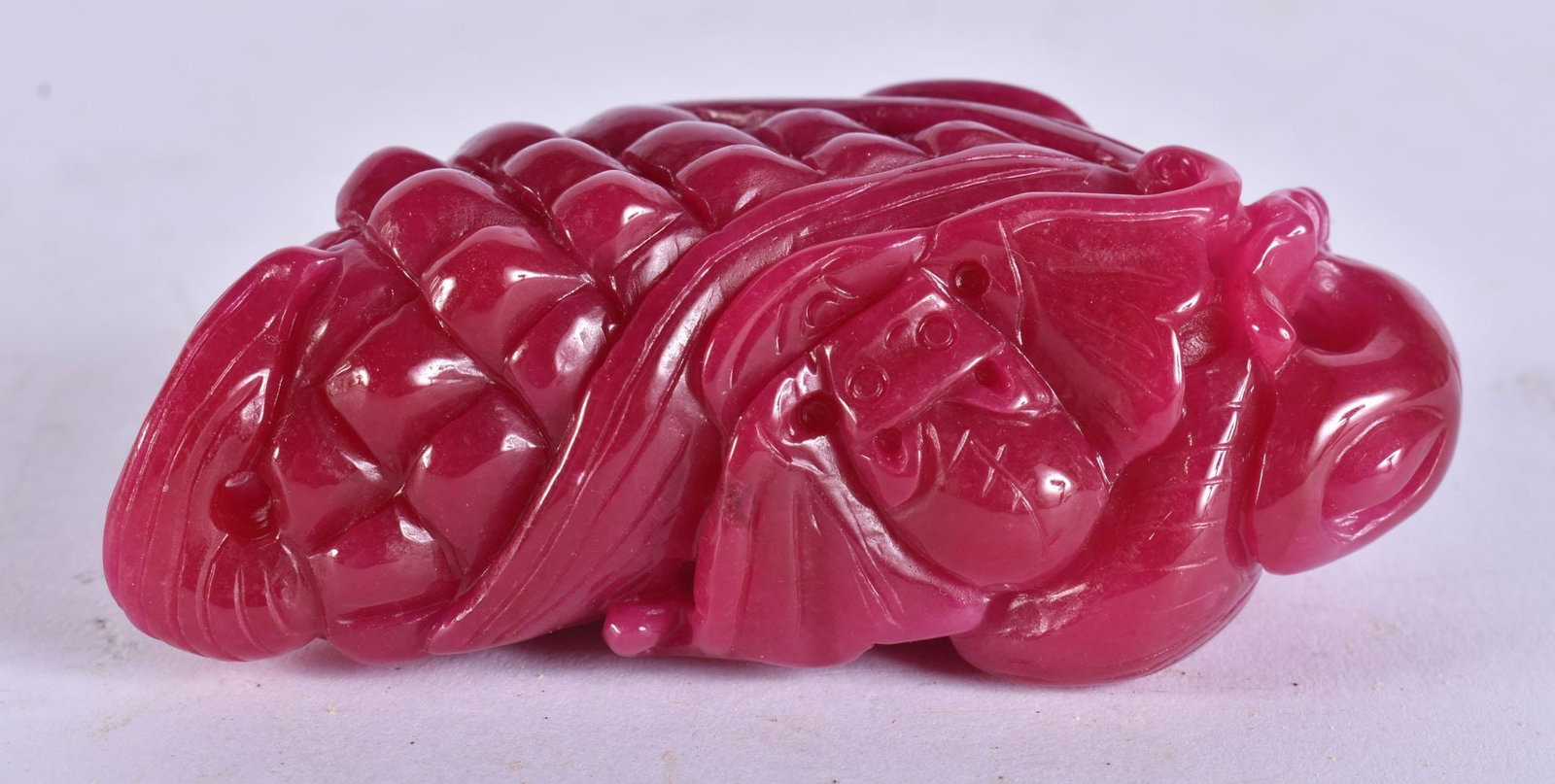 A CHINESE PINK TOURMALINE BOULDER. 200 grams. 8.5 cm x 3 cm.: A CHINESE PINK TOURMALINE BOULDER. 200 grams. 8.5 cm x 3 cm.