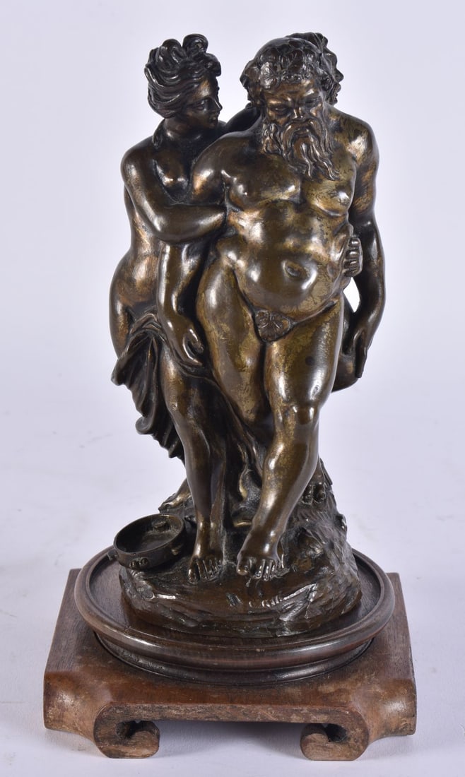 Attributed to Pierre Le Gros The Elder (1629-1714) Bronze, Finely cast and detailed bronze of the dr (1 of 10)