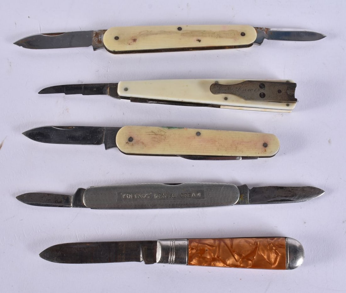 ASSORTED VINTAGE PEN KNIVES. (qty) WE ARE UNABLE TO OFFER IN HOUSE SHIPPING ON THIS LOT (1 of 4)