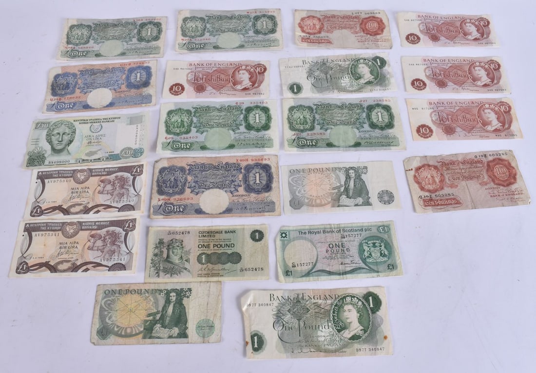ASSORTED CURRENCY BANK NOTES. (qty) (1 of 5)