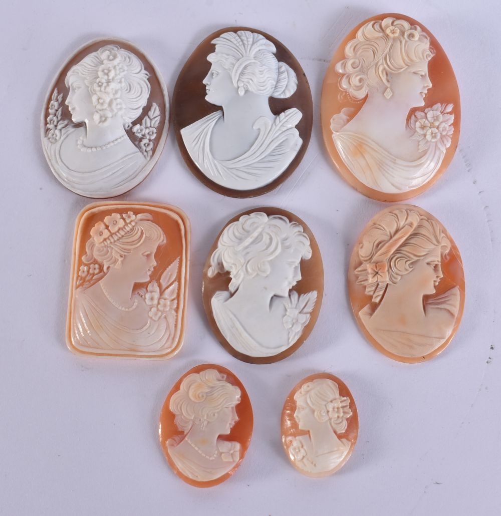 ASSORTED CAMEOS. (qty) (1 of 4)