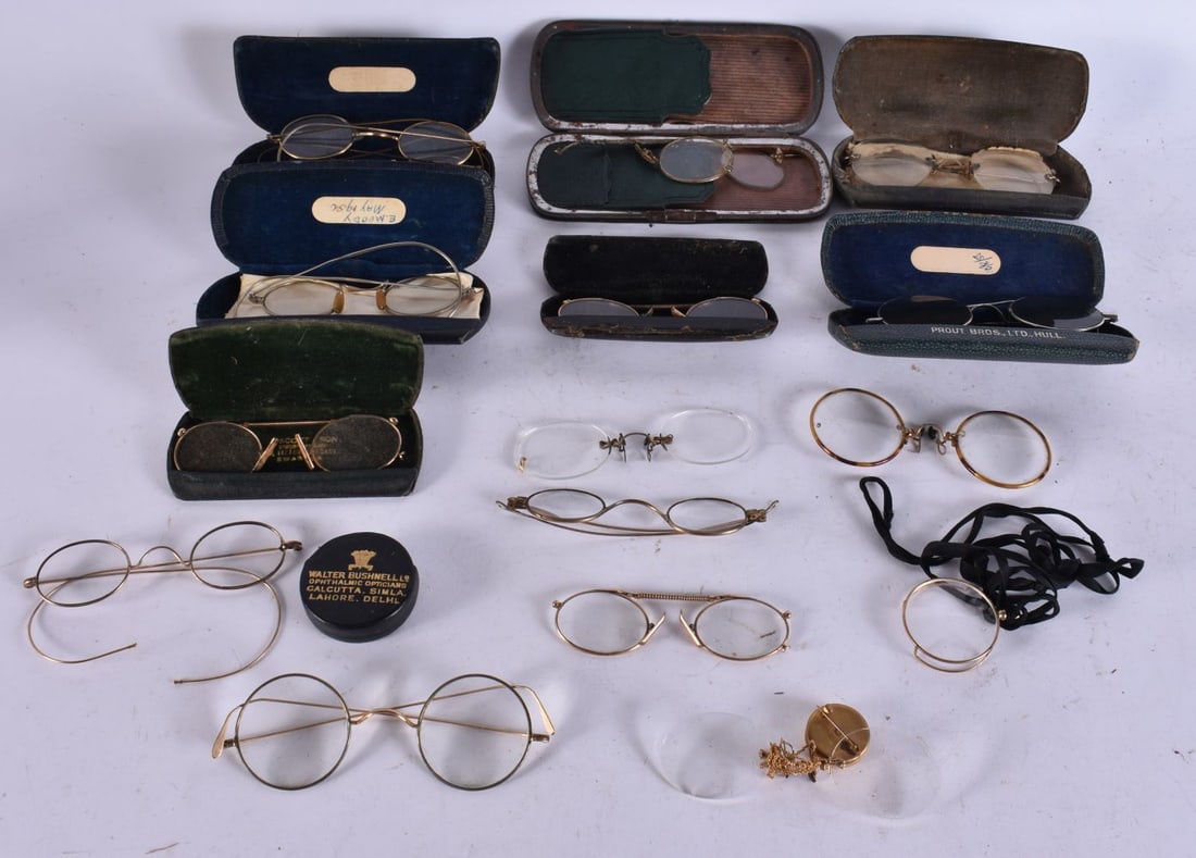 Spectacles & Eyewear Antique / Vintage Inc Pince-Nez Plated. (qty) (1 of 4)