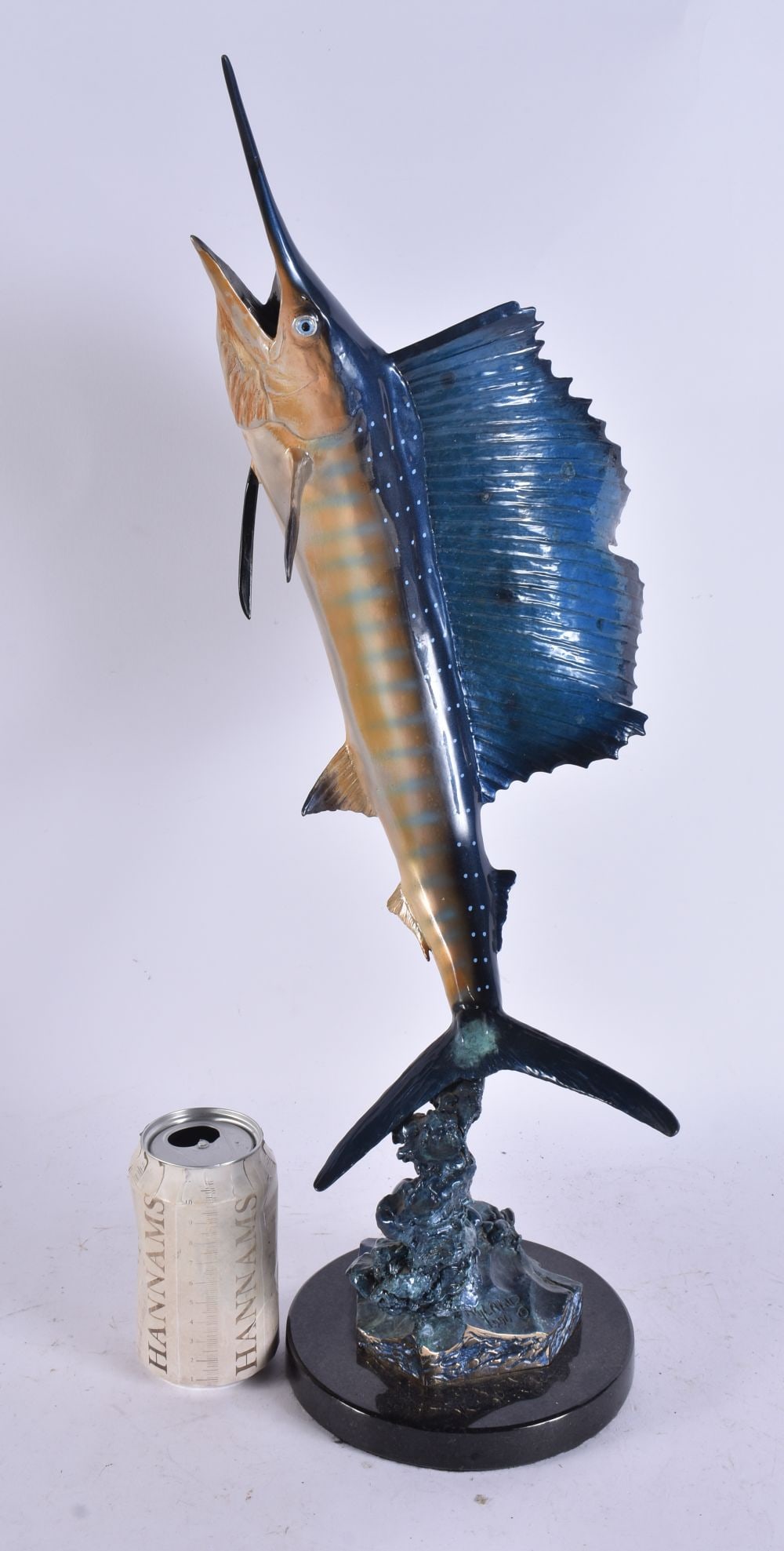 Robert Wyland (Born 1956) American, Limited edition, Cold painted bronze, No 131 of 350. 55 cm high. (1 of 8)