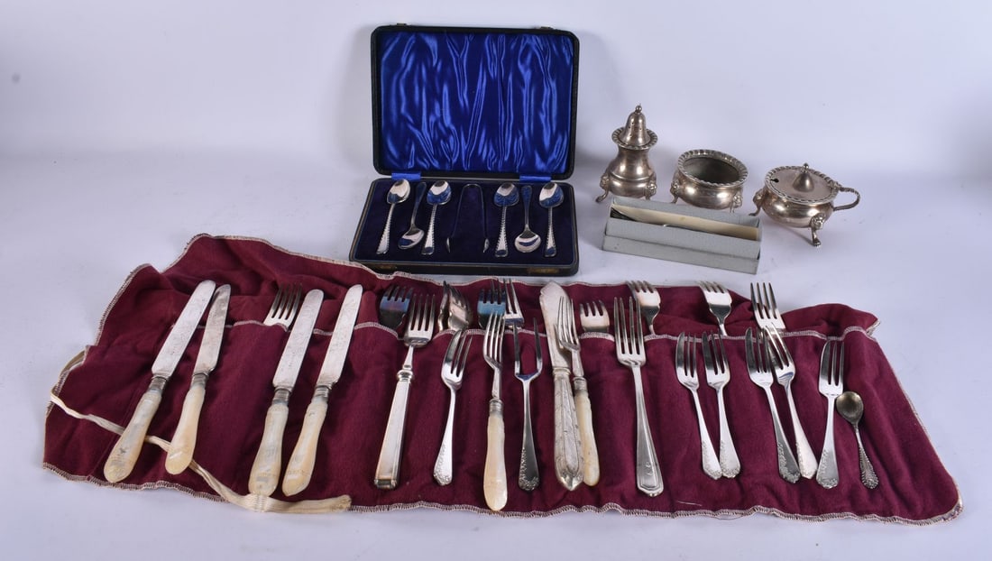 ASSORTED SILVER PLATED WARES. (qty) (1 of 5)