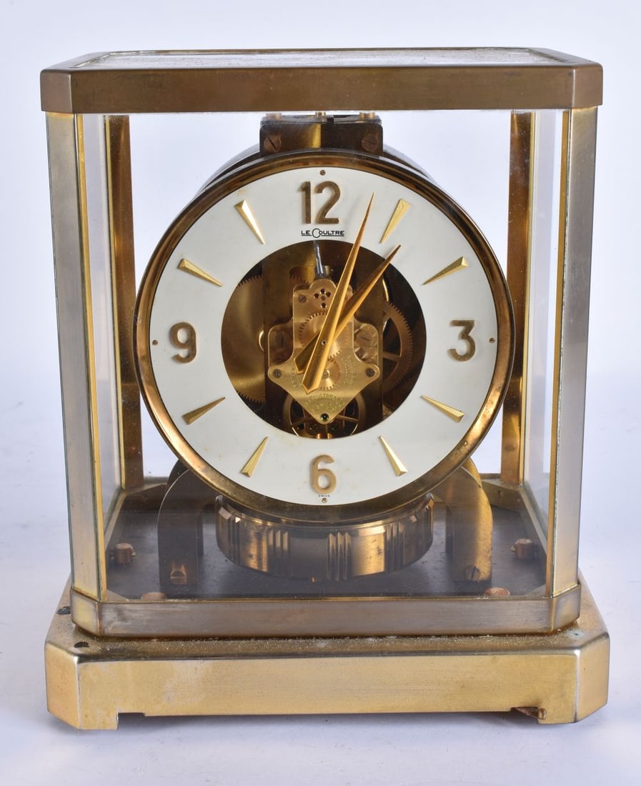 A JAEGER LE COULTRE ATMOS CLOCK No 128878. Untested. 24 cm x 16 cm. (1 of 6)