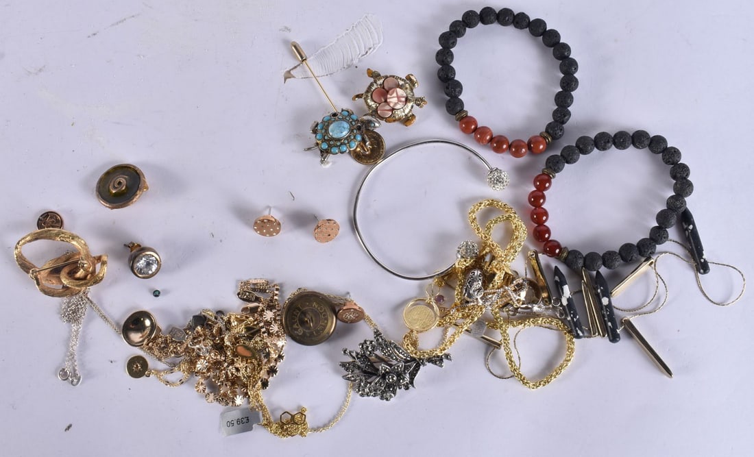 A CHRISTIAN DIOR BROOCH together with an enamelled pin etc. (qty): A CHRISTIAN DIOR BROOCH together with an enamelled pin etc. (qty)