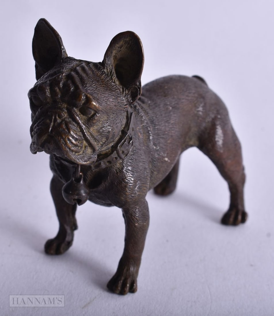 A Bronze Bulldog. 6 cm x 7.5 cm x 3.5 cm, weight 232g (1 of 4)