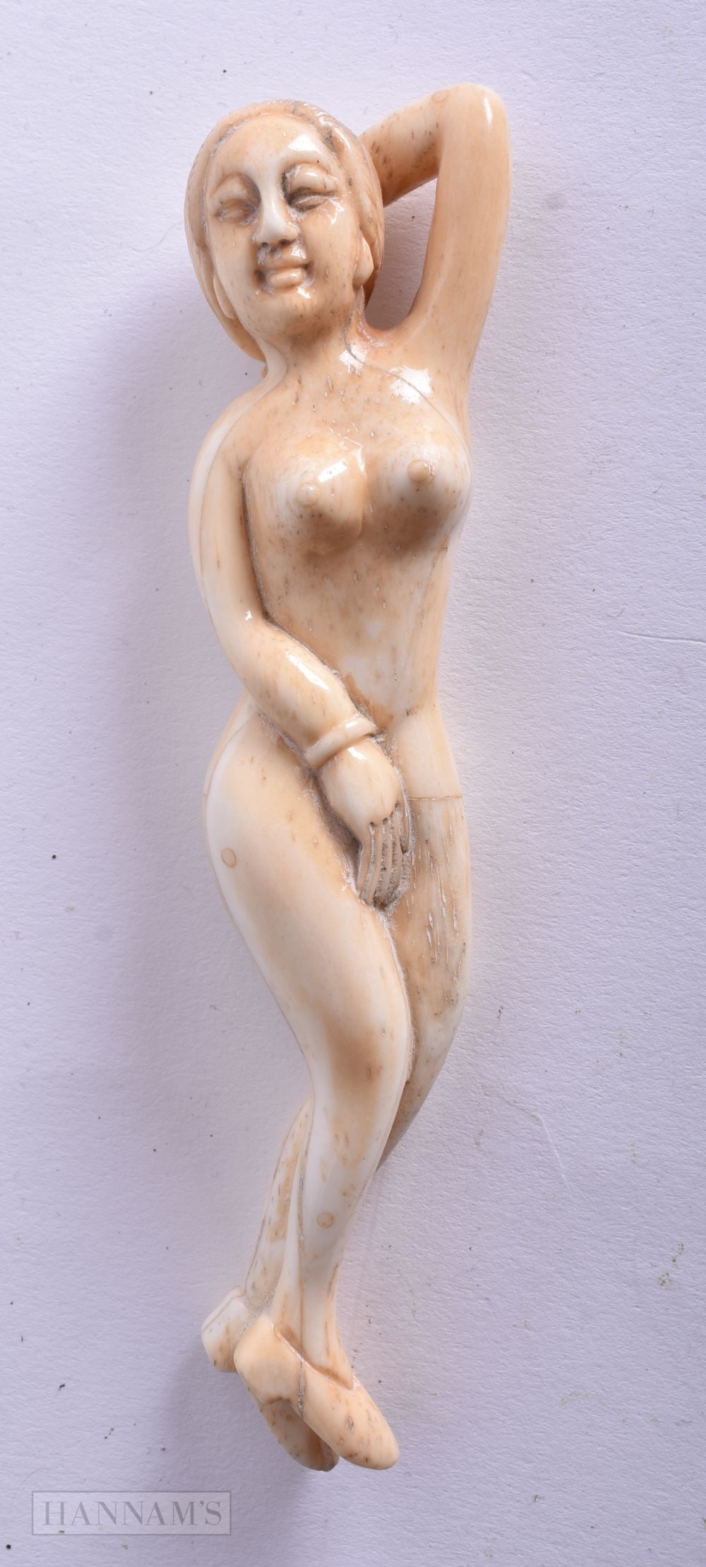 A Carved Medicine Doll. 12.9cm x 3cm x 2cm, weight 47g: A Carved Medicine Doll. 12.9cm x 3cm x 2cm, weight 47g
