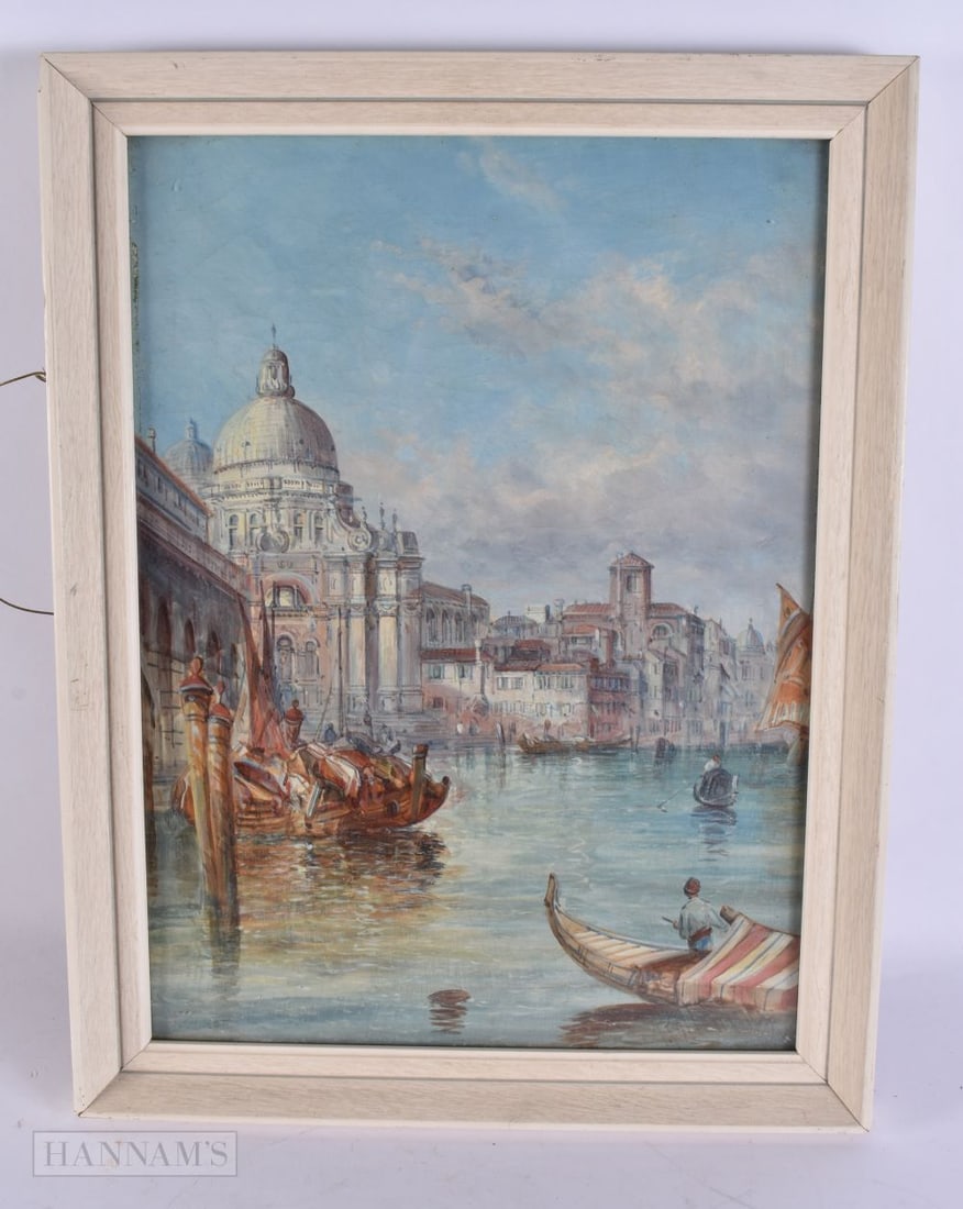 Alfred Pollentine (1836-1890) Oil on canvas, Venetian scene. 46 cm x 34 cm.: Alfred Pollentine (1836-1890) Oil on canvas, Venetian scene. 46 cm x 34 cm.