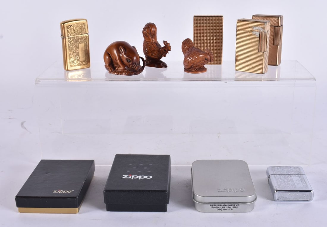 ASSORTED ZIPPO & ST DUPONT LIGHTERS etc. (qty) (1 of 4)
