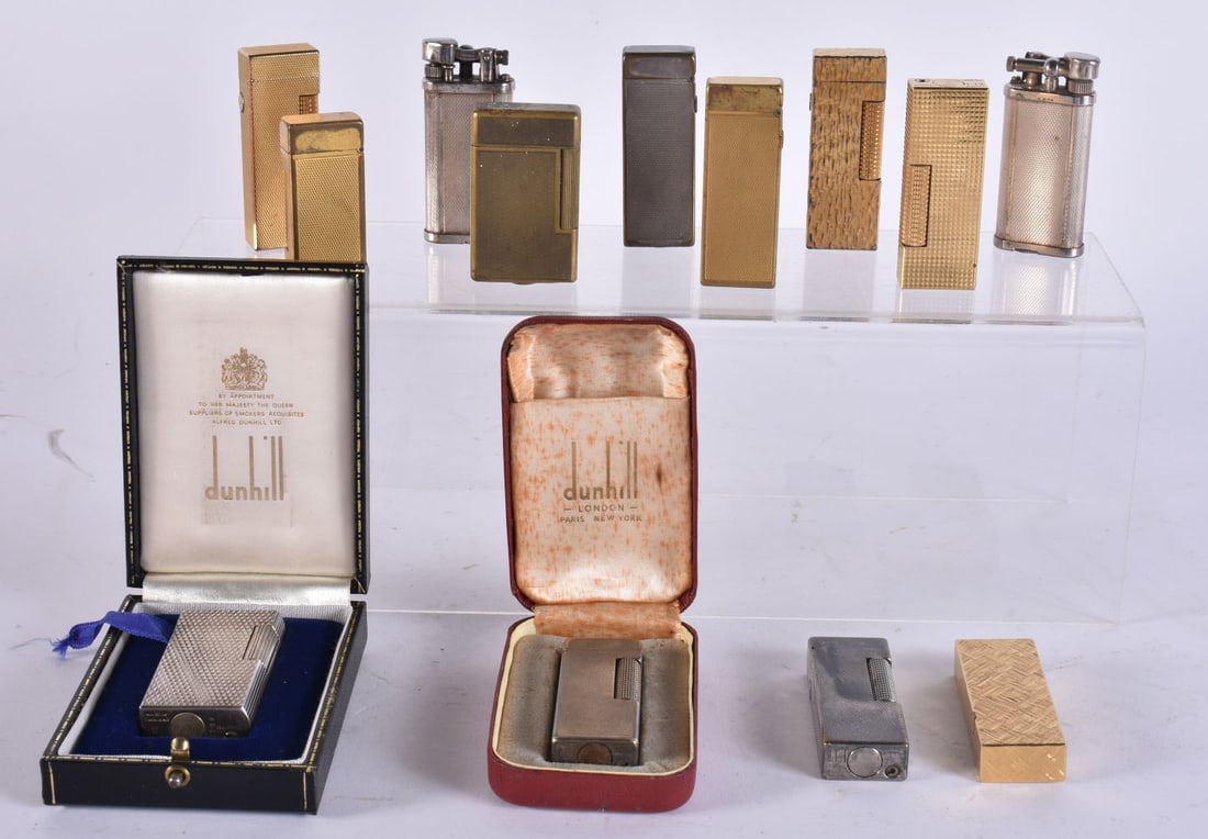 A COLLECTION OF DUNHILL LIGHTERS. (qty) (1 of 6)