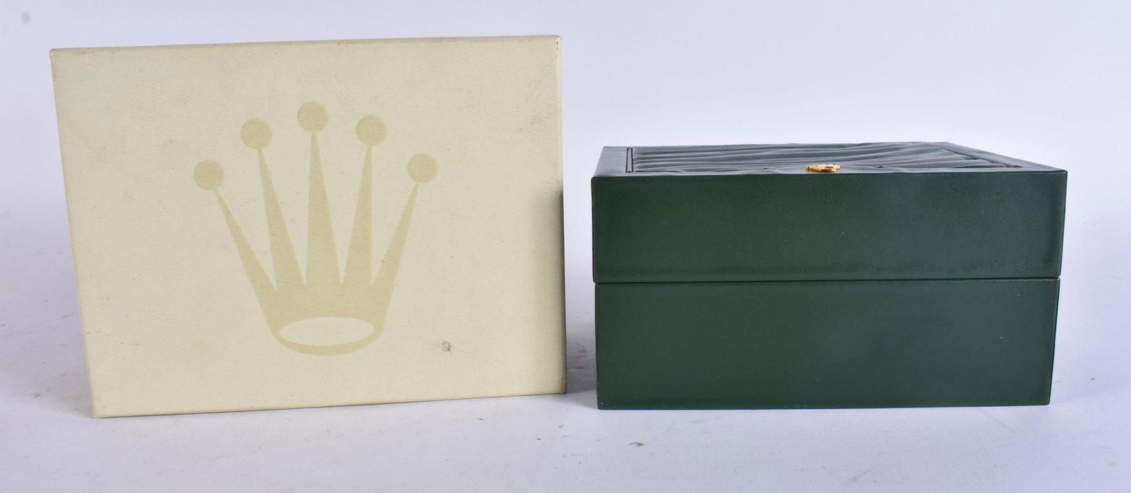 A VACANT ROLEX DATEJUST WATCH BOX. 16.5 cm x 12.5 cm. (1 of 5)