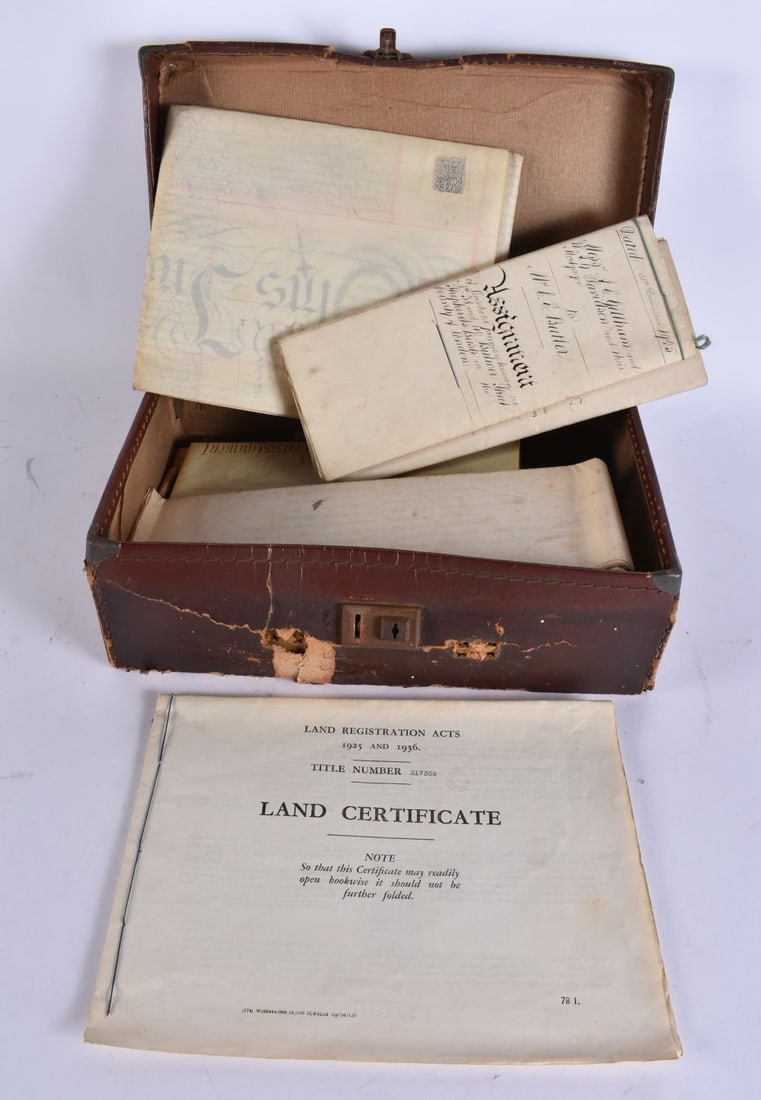 LOCAL INTEREST HAYLING ISLAND & SOUTHSEA DEEDS & EPHEMERA together with Land Certs, Savings books et (1 of 5)