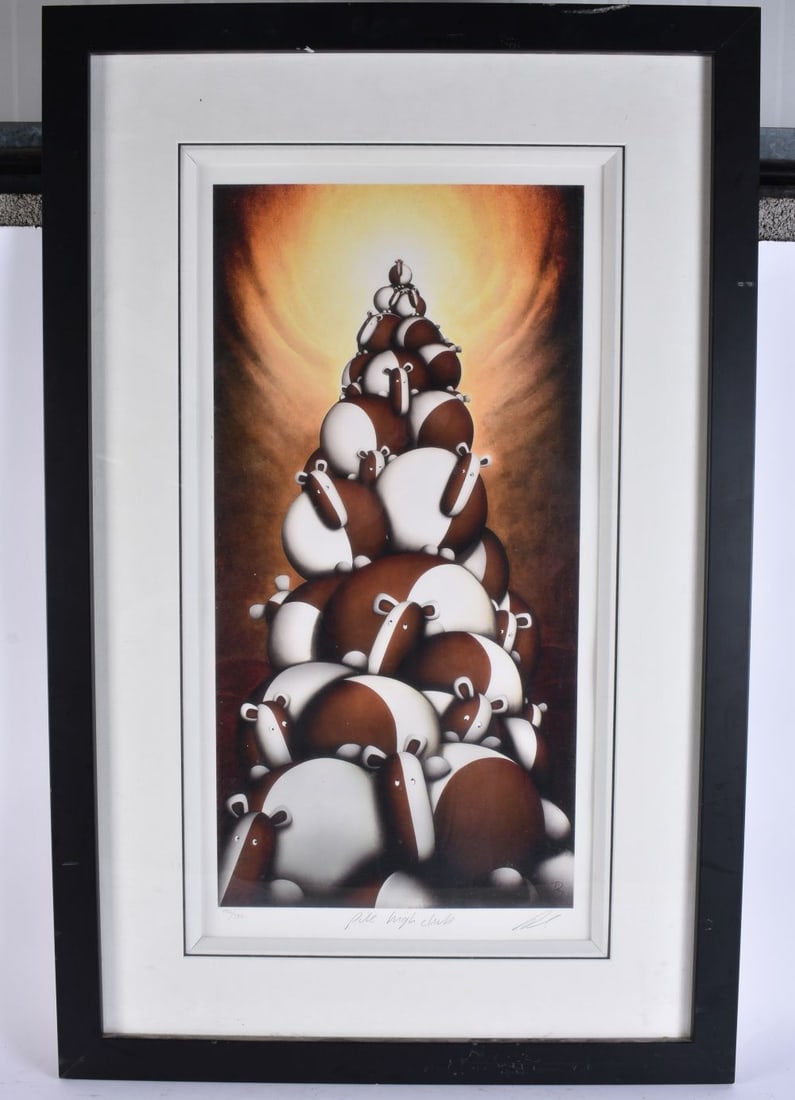 Peter Smith 'Pile High Club' Print. 89 cm x 58 cm. (1 of 4)