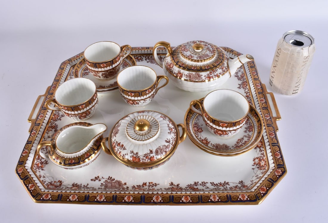 AN ANTIQUE WEDGWOOD PORCELAIN SET. Largest 48 cm x 34 cm. (qty) (1 of 11)