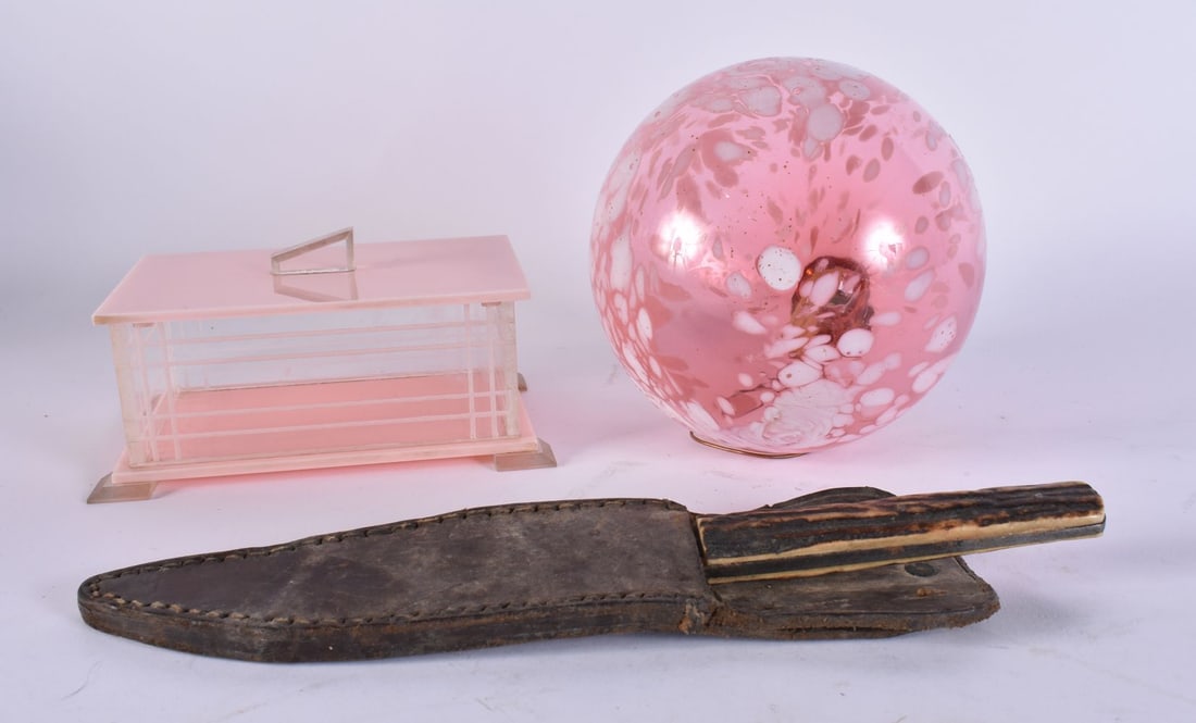 A 1950S DRESSING TABLE BOX etc. (3) (1 of 4)