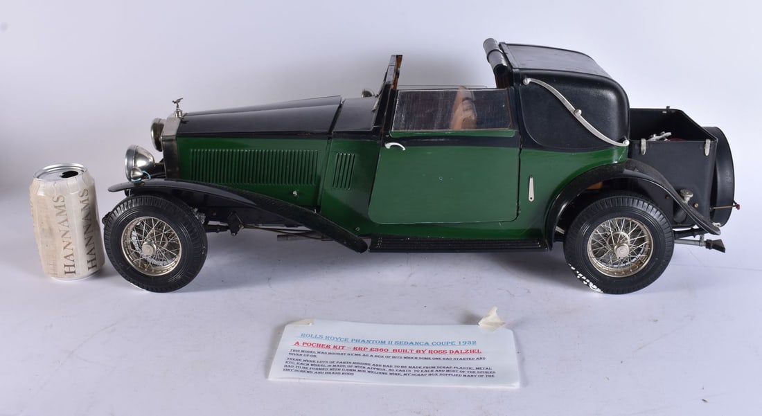 A ROLLS ROYCE PHANTOM II SEDANCA COUPE 1932. 62 cm wide. (1 of 8)