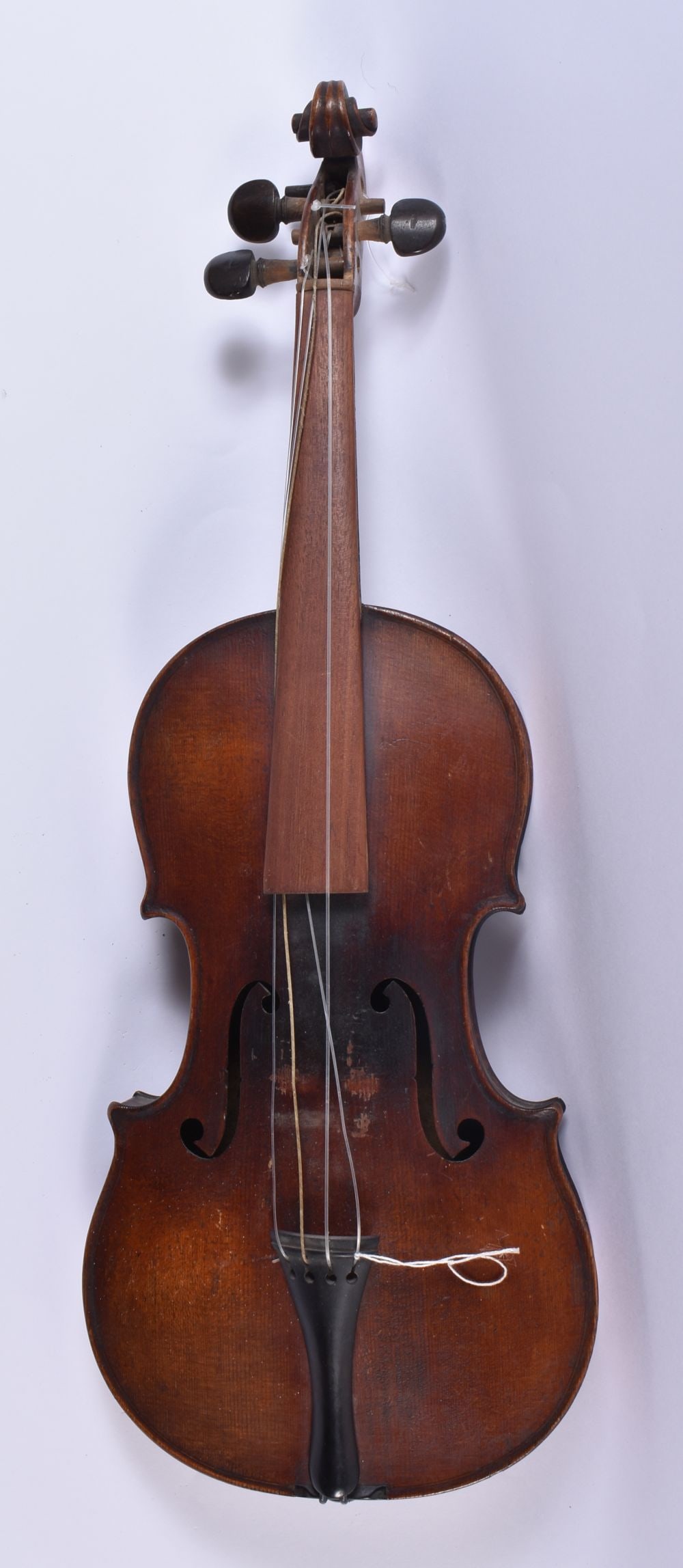 A FINE VIOLIN bearing label to interior Antonius Stradivarius. 50.5 cm long, length of back excludin (1 of 13)