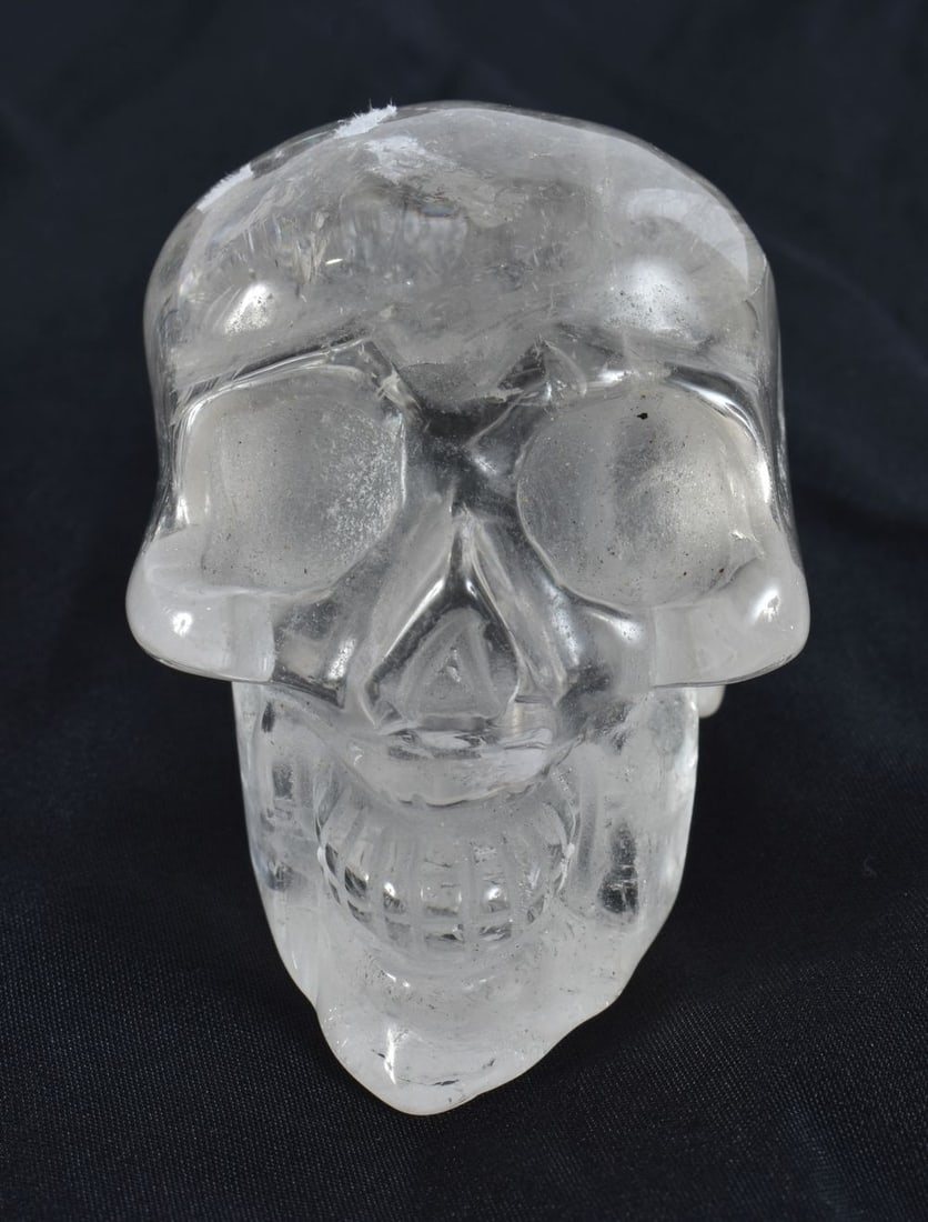 A ROCK CRYSTAL SKULL. 6 cm wide.: A ROCK CRYSTAL SKULL. 6 cm wide.