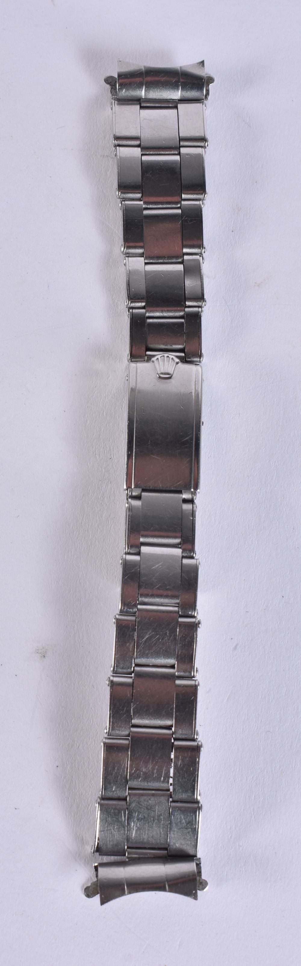 A VINTAGE ROLEX STAINLESS STEEL EXPANDABLE WATCH BRACELET No 874089. 15 cm wide. (1 of 4)