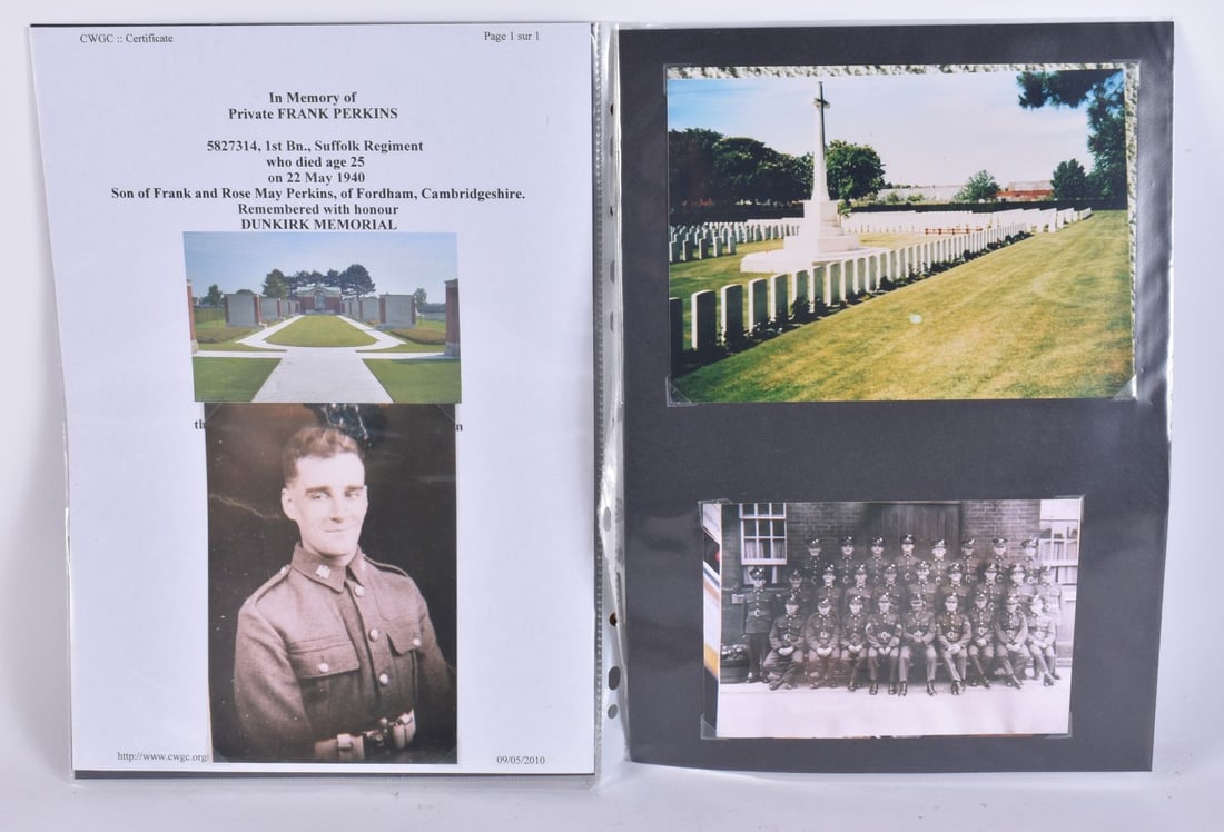 MILITARY INTEREST - an evocative and interesting collection of Second World War medals and ephemera, (1 of 8)