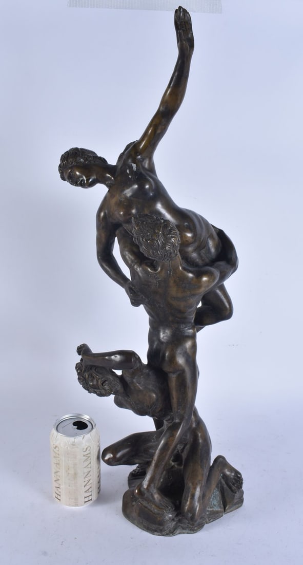A LARGE BRONZE CLASSICAL FIGURE. 58 cm high. (1 of 6)