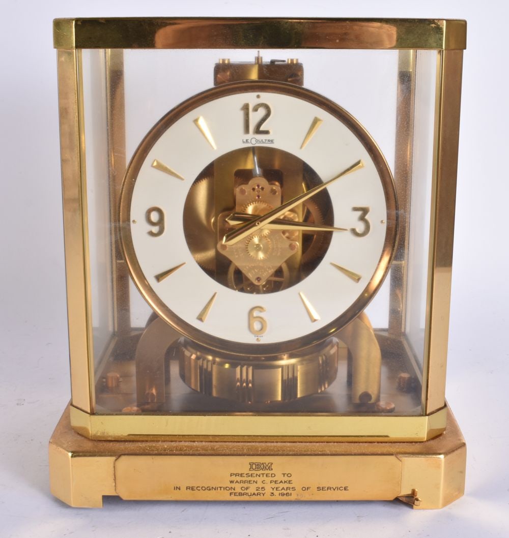 A JAEGER LE COULTRE ATMOS CLOCK No 135871. 24 cm x 16 cm. (1 of 7)