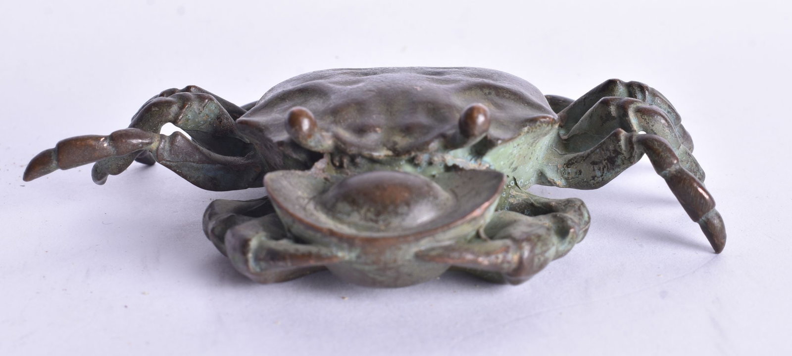 A Bronze Crab. 9cm x 6.5cm x 1.7cm (1 of 3)