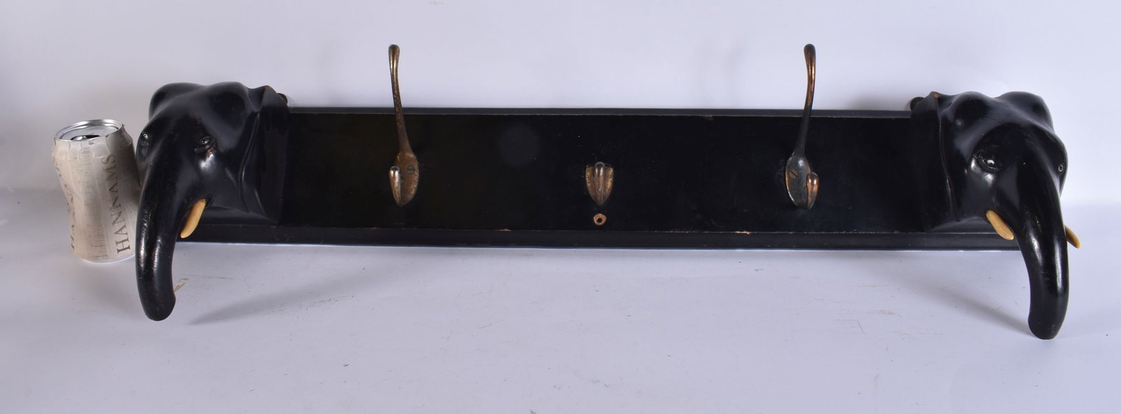 AN EDWARDIAN EBONY COAT STAND. 72 cm x 12 cm. (1 of 5)