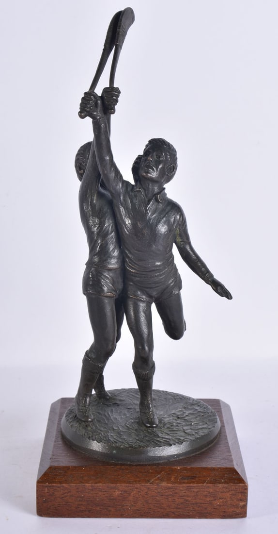 Jeanne Rynhart (1944-2020) Bronze, Sporting figures. 32 cm high. (1 of 7)