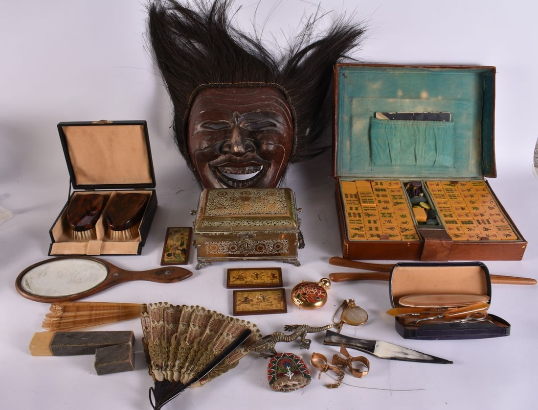 ASSORTED ORIENTAL COLLECTABLES including mahjong etc. (qty) (1 of 4)