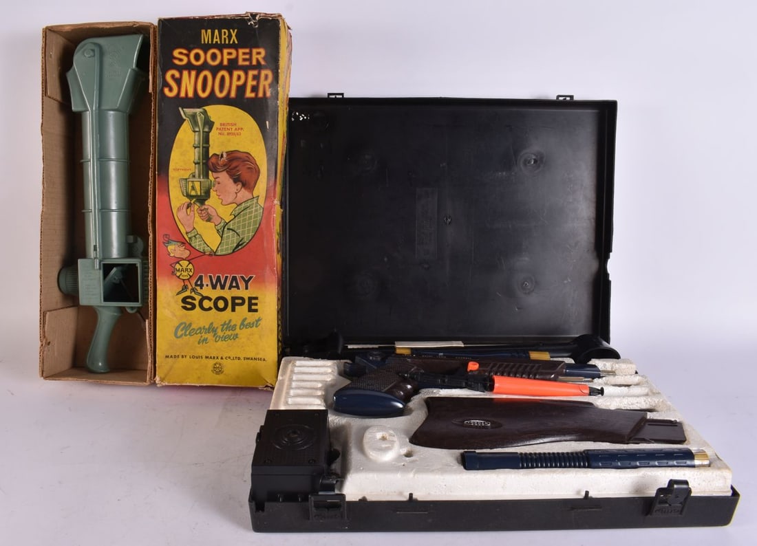 1965 Vintage Topper Toys Secret & Sam Toy Gun & Max Sooper Snooper 4 Way Scope. (2) (1 of 5)