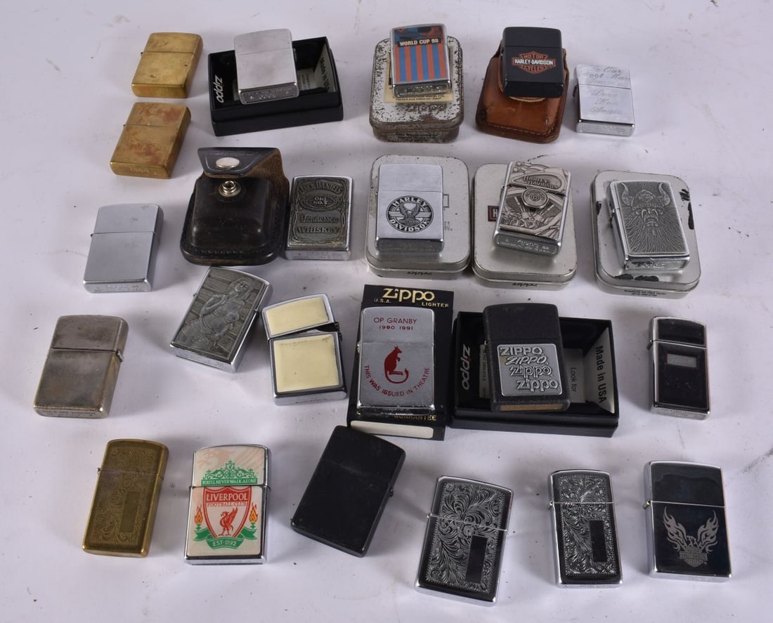 ASSORTED ZIPPO LIGHTERS. (qty) (1 of 4)